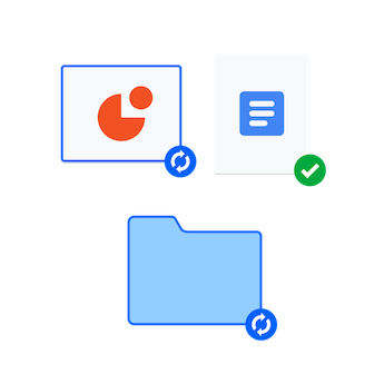 A Dropbox sample to-do list with items ticked off and assigned to different names.