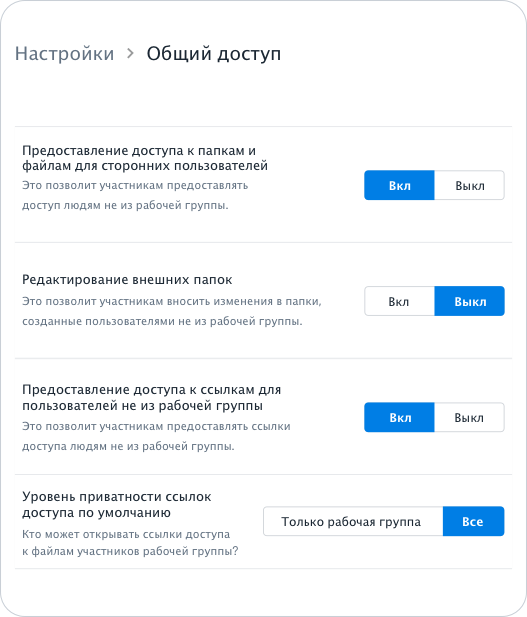 Права доступа и контроль доступа