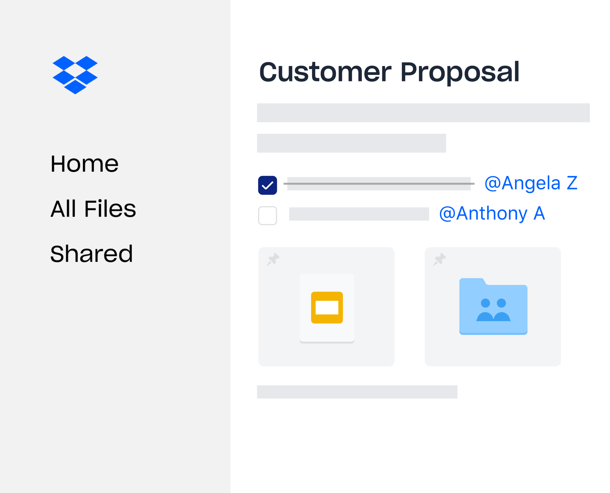 Dropbox Desktop Experience for macOS and Windows
