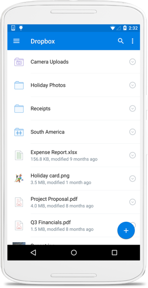 dropbox downloader android