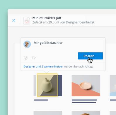 Versehen Sie in Dropbox hochgeladene PDF-Dateien, Bilder und Dokumente mit Anmerkungen
