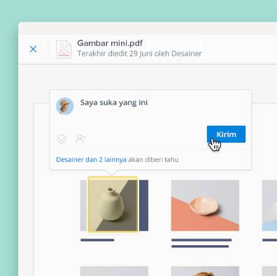 Anotasikan PDF, gambar dan dokumen yang diunggah ke Dropbox