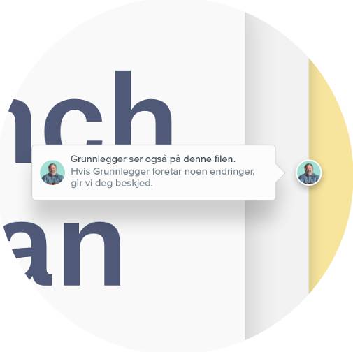 Teamsamarbeid med Dropbox-badgen