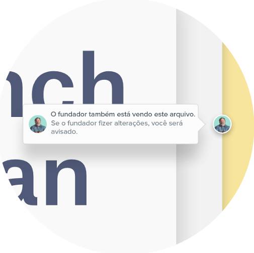 Colaboração em equipe com o Emblema do Dropbox