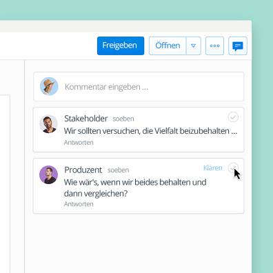 Kommentieren Sie Dateien in Dropbox