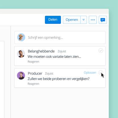 Opmerkingen toevoegen aan bestanden in Dropbox