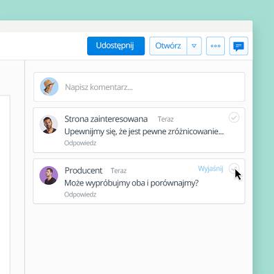 Dodawaj komentarze do plików w Dropbox