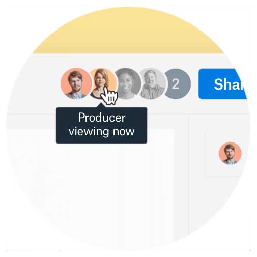 Skip the follow-up email by seeing who in your team has viewed your file (and when).