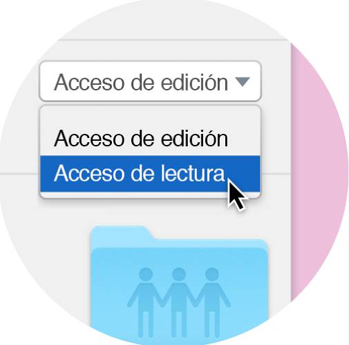 Uso compartido seguro en Dropbox