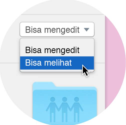 Amankan berbagi file dengan Dropbox